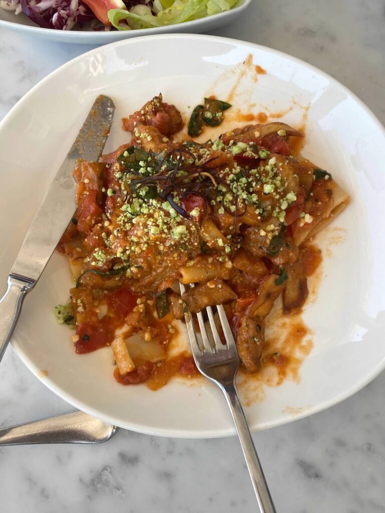 Pasta lunch