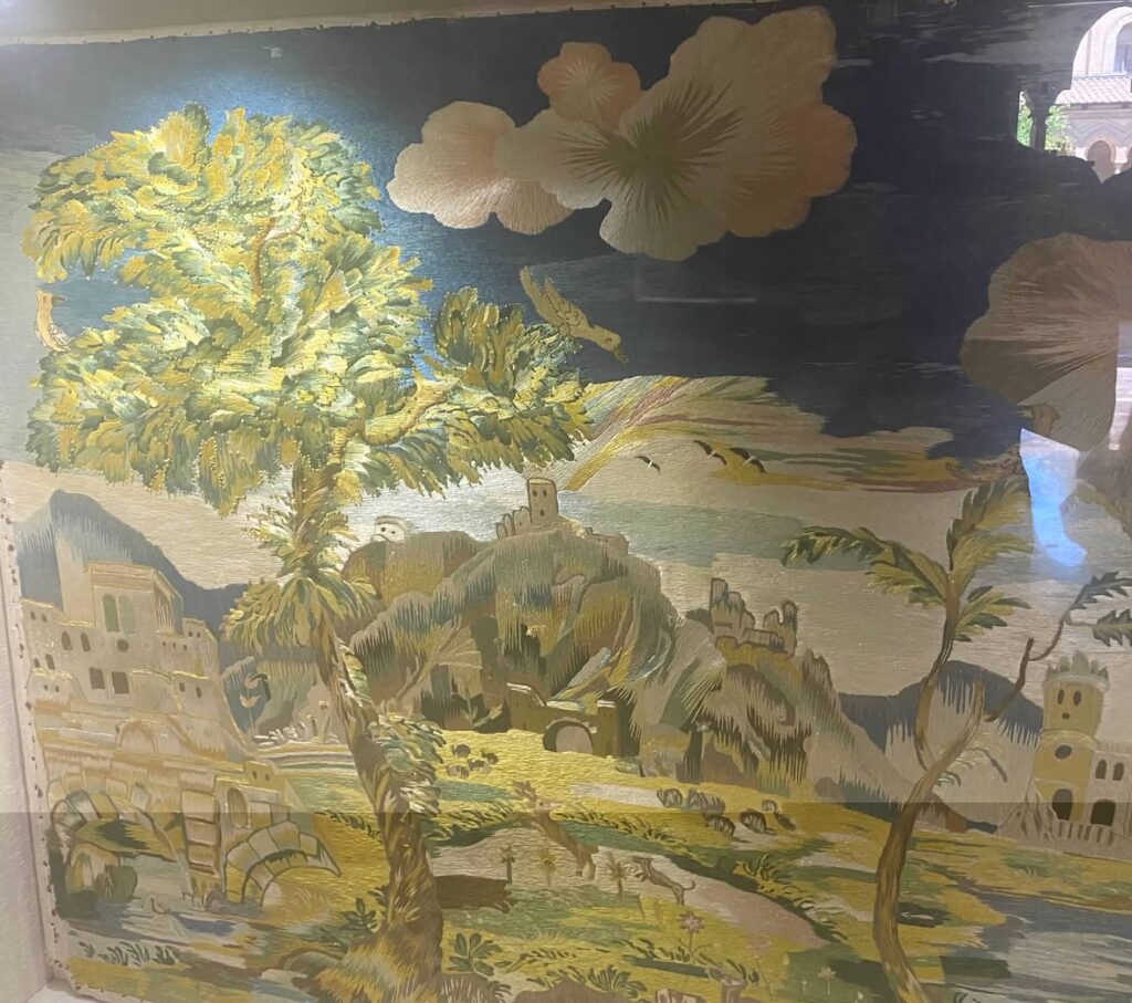 Detail of Tapestry in Monreale