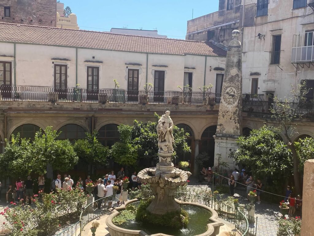Palermo monastery in the morning