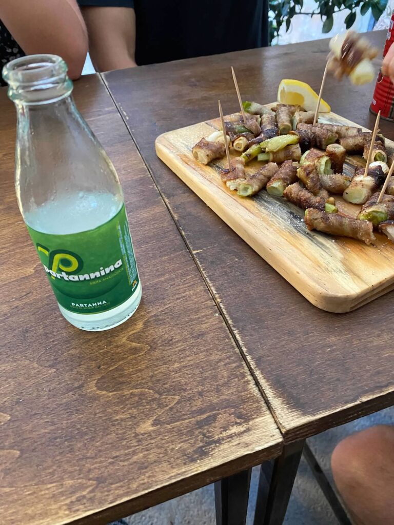 Palermo street food on table