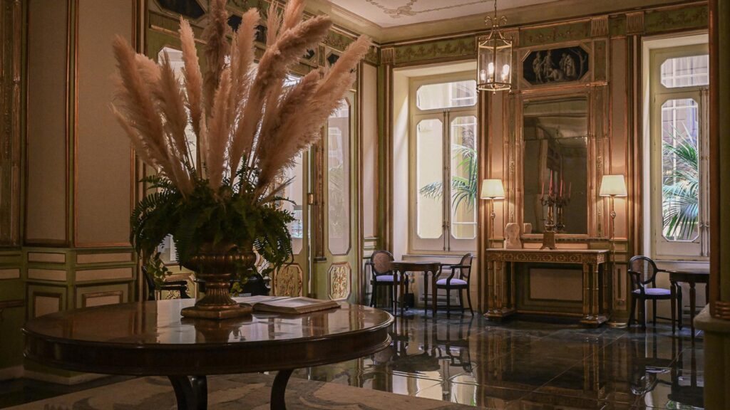 Grand Hotel des Palmes Palermo foyer