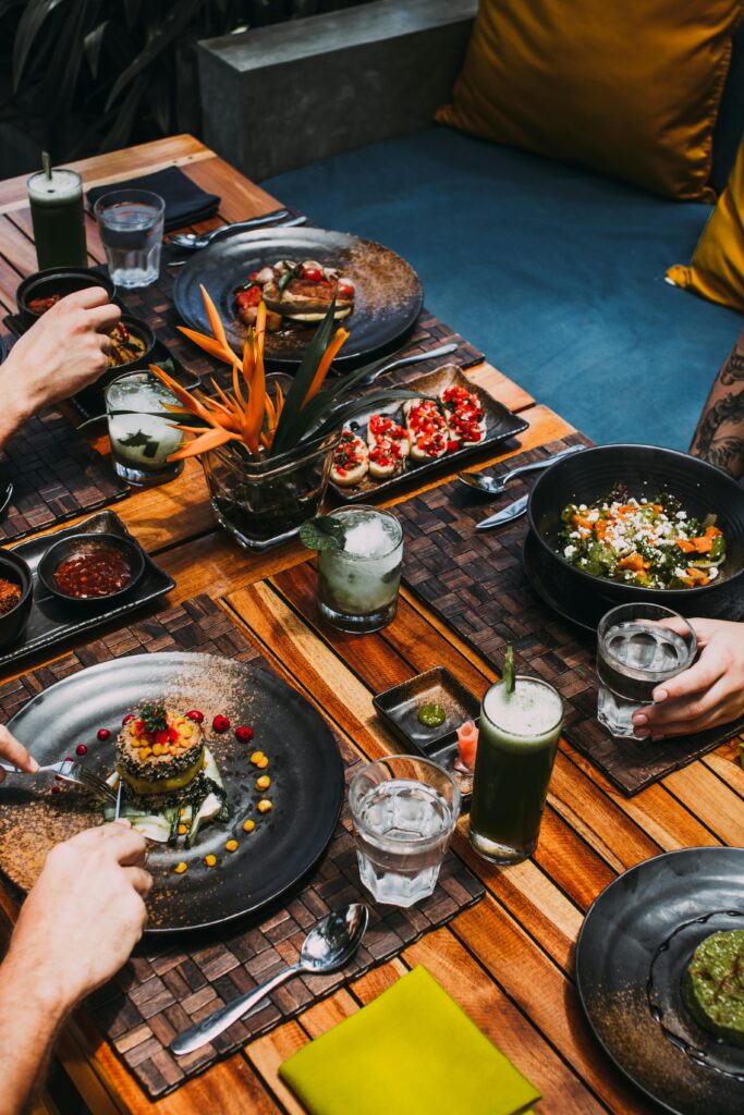 Luxury dining experience in Europe, highlighting elegant design and central city location for an effortless travel experience
